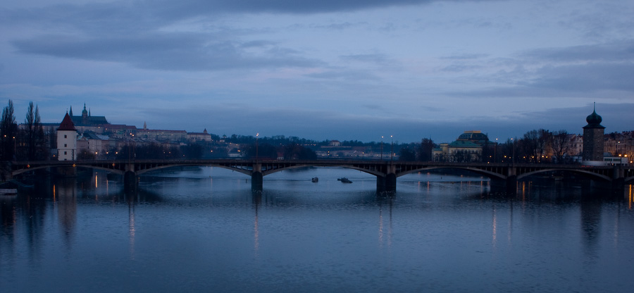 Prague, Vltava, Bridge