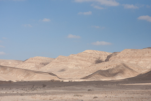desert landscape in color