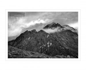 Nepal Scenery in B&W