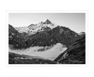 Nepal Scenery in B&W