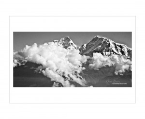 Nepal Scenery in B&W