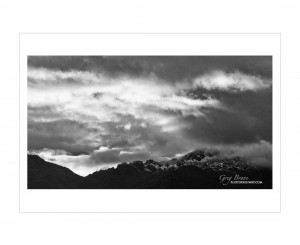 Nepal Scenery in B&W