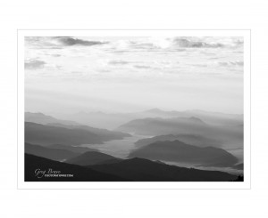 Nepal Scenery in B&W