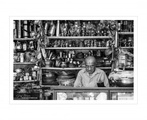 Nepal People in Black and White