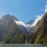 Majestic Stirling Falls, Milford Sound, Fiordland, South Island, New Zealand