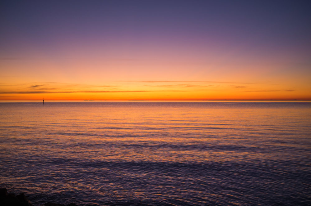 Sunset over Mornington Peninsula, Australia